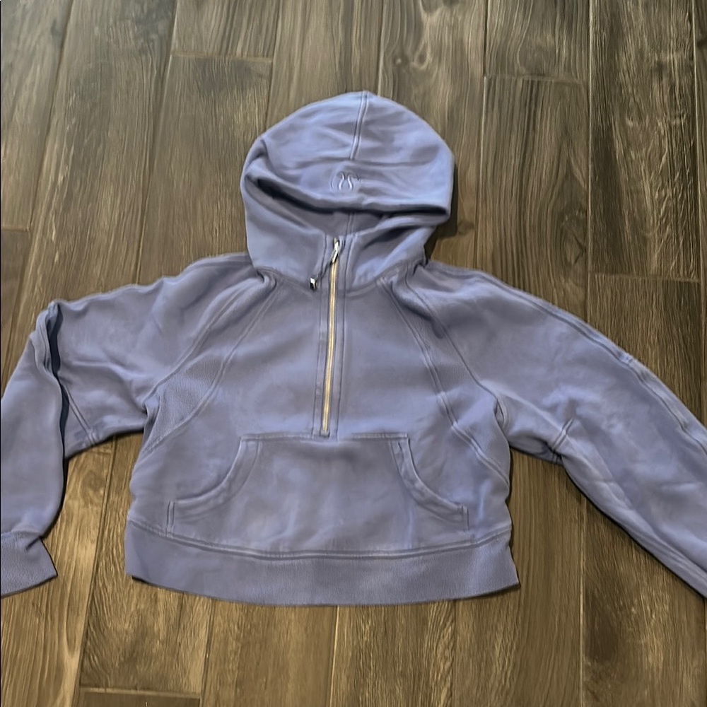 Lululemon wild indigo Half-Zip Hoodie